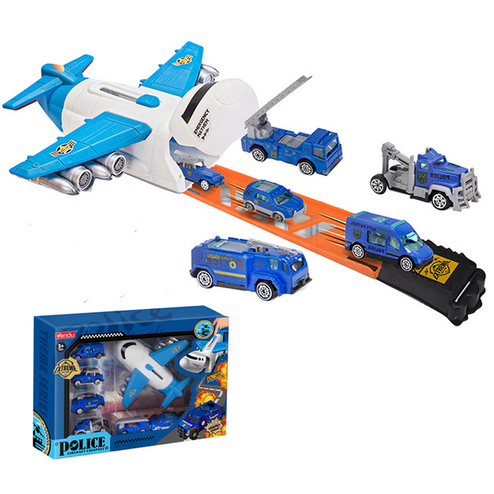 AVION POLICIA CON CATAPULTA