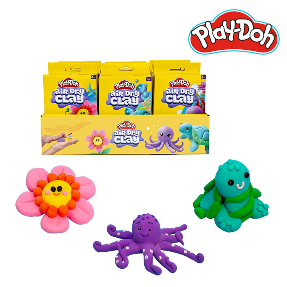 PLAY-DOH ARCILLA DE SECADO AL AIRE 3 MODELOS