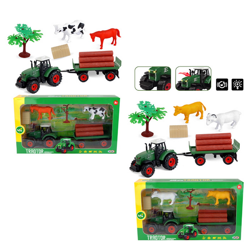 SET GRANJA TRACTOR ANIMAL y LUCES
