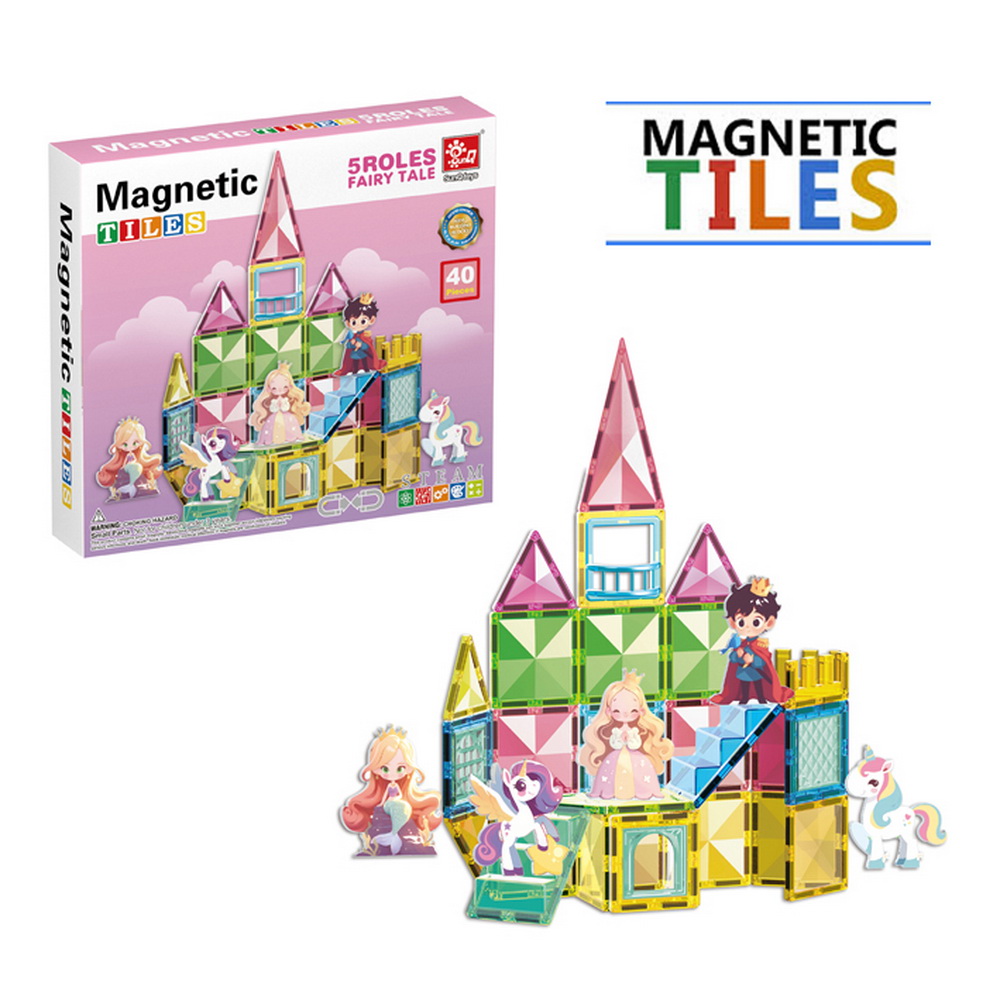 BLOQUES MAGNETICOS 40 PCS. PRINCES