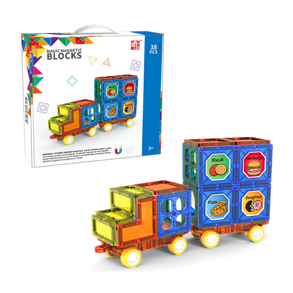 BLOQUES MAGNETICOS 38 PCS.