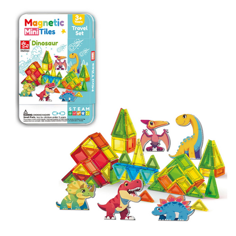 BLOQUES MAGNETICOS 45 PCS. DINO