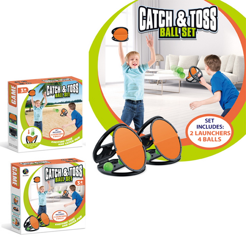 JUEGO LANZADOR PELOTA VELCRO