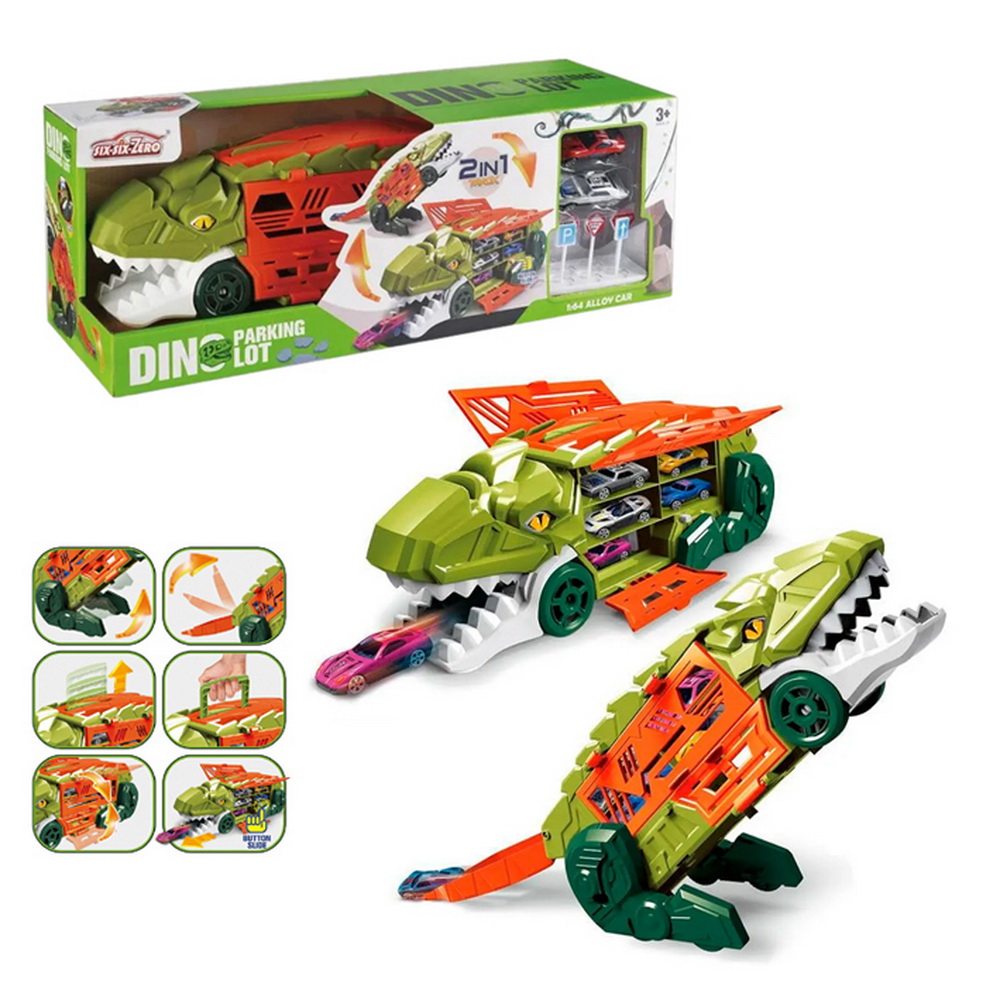 CAMION DINO PARKING 2 EN 1
