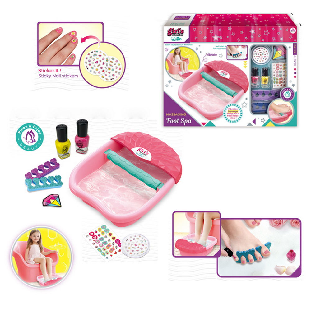 SPA PIES CON ESMALTES UÑAS