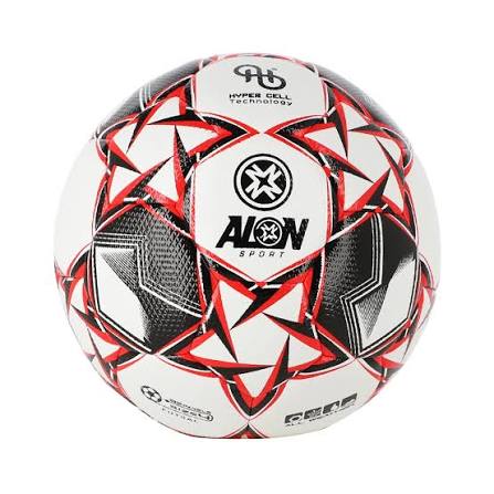 Pelota Fútbol Alon Sport Blanco/Rojo/Negro