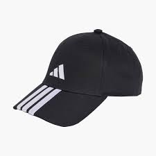 Jockey adidas Béisbol 3 Tiras New Logo Negro/Blanco