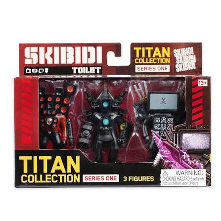 SKIBIDI TOILET FIGURAS PACK 3