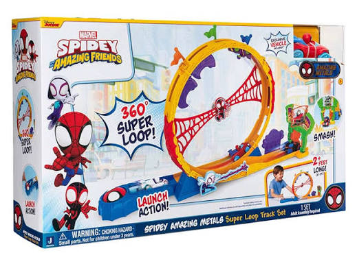 SPIDEY PISTA SUPER LOOP CON VEHICULO